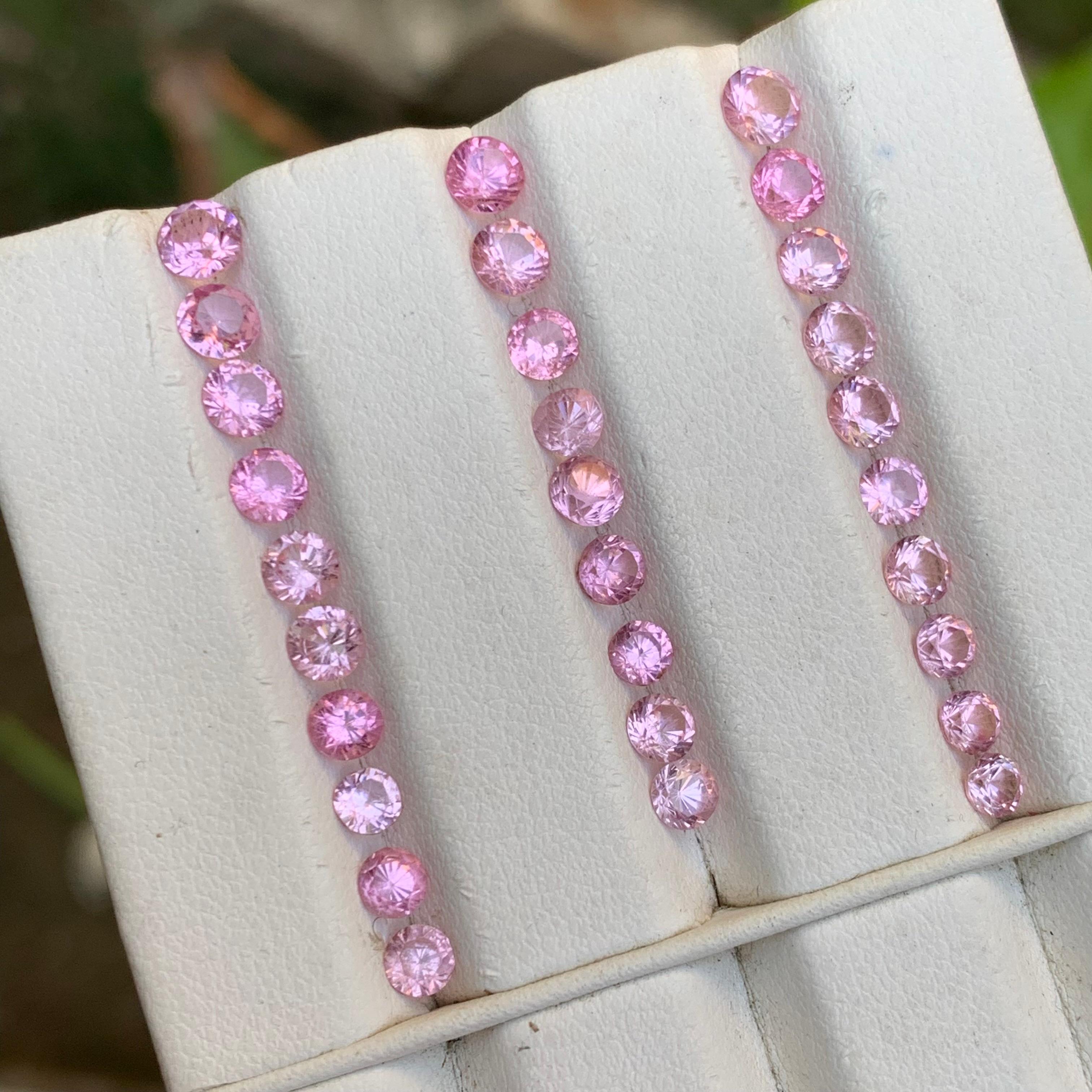 Vibrante Espinela Rosa Bebé 8.29 Ct Natural Lote de Piedras Preciosas Sueltas Tamaño Joyería 4