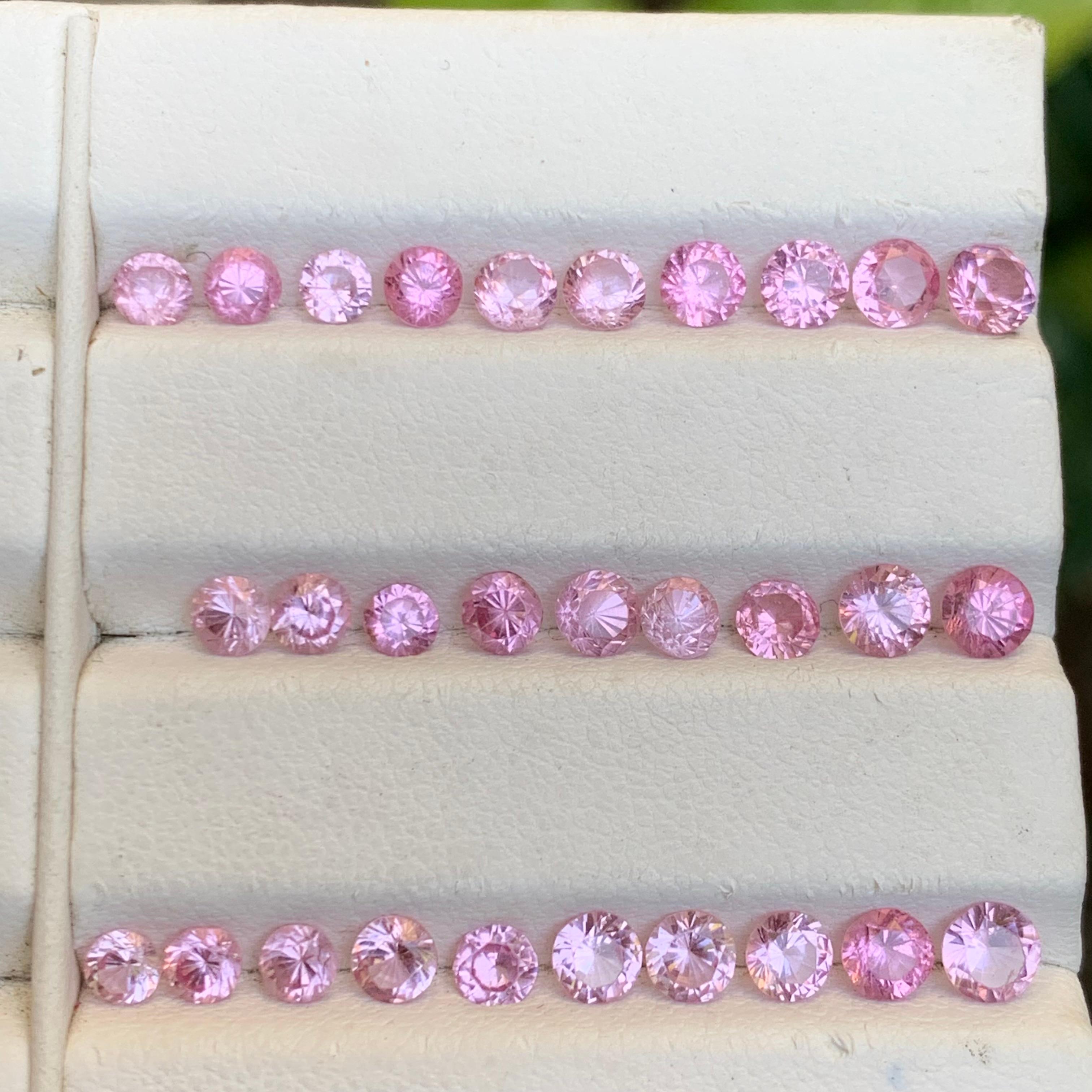 Vibrante Espinela Rosa Bebé 8.29 Ct Natural Lote de Piedras Preciosas Sueltas Tamaño Joyería 2