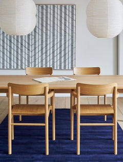 Alfombra de bambú azul tierra vibrante de Massimo Copenhagen