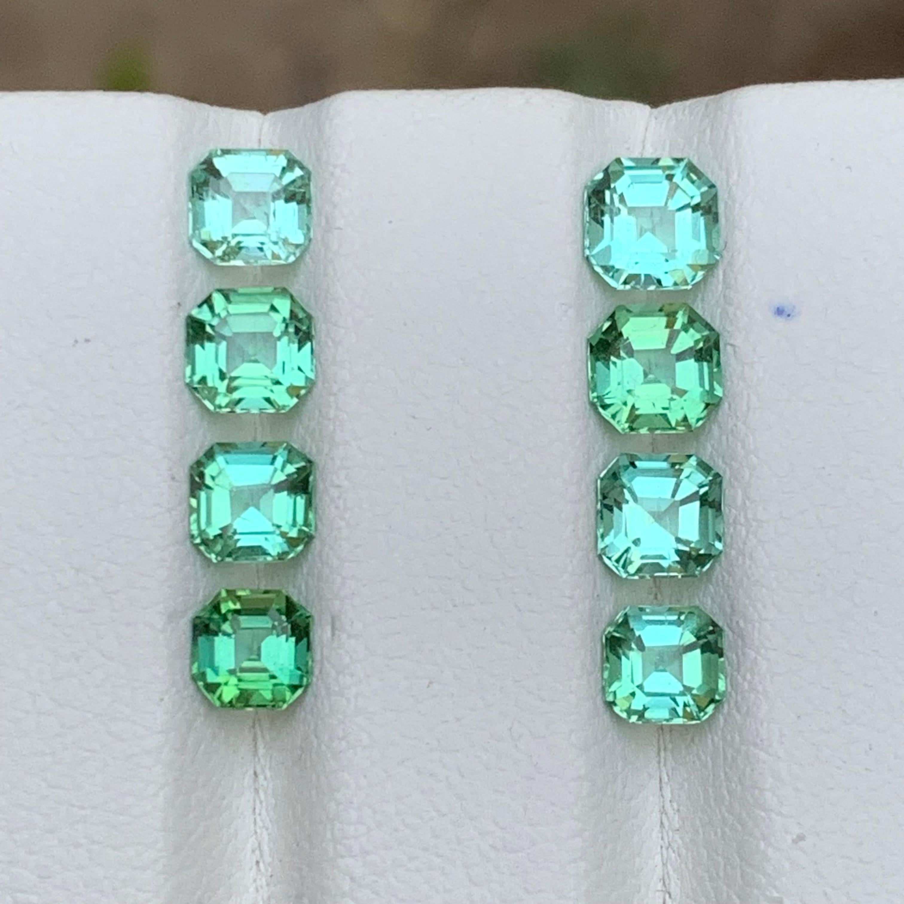 Vibrant Bluish and Mint Green Natural Tourmaline Loose Gemstones Sets for Rings, Necklace Pendant, Bracelet or any other Jewelry Setting- Octagon Cut!!

💎 GEMSTONE TYPE: Tourmaline 
⚖️ WEIGHT: 4.50 Carats
🪚 SHAPE & CUT: Octagon Cut
📏 SIZE