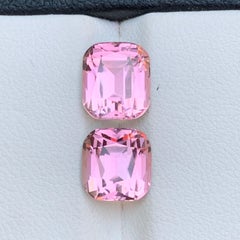 Vibrante tormalina naturale rosa bubblegum da 5,53 carati, taglio a cuscino, gemme sfuse