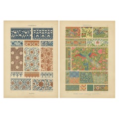 Vibrant Chinese Patterns from Dolmetsch's 1887 Ornamental Treasury