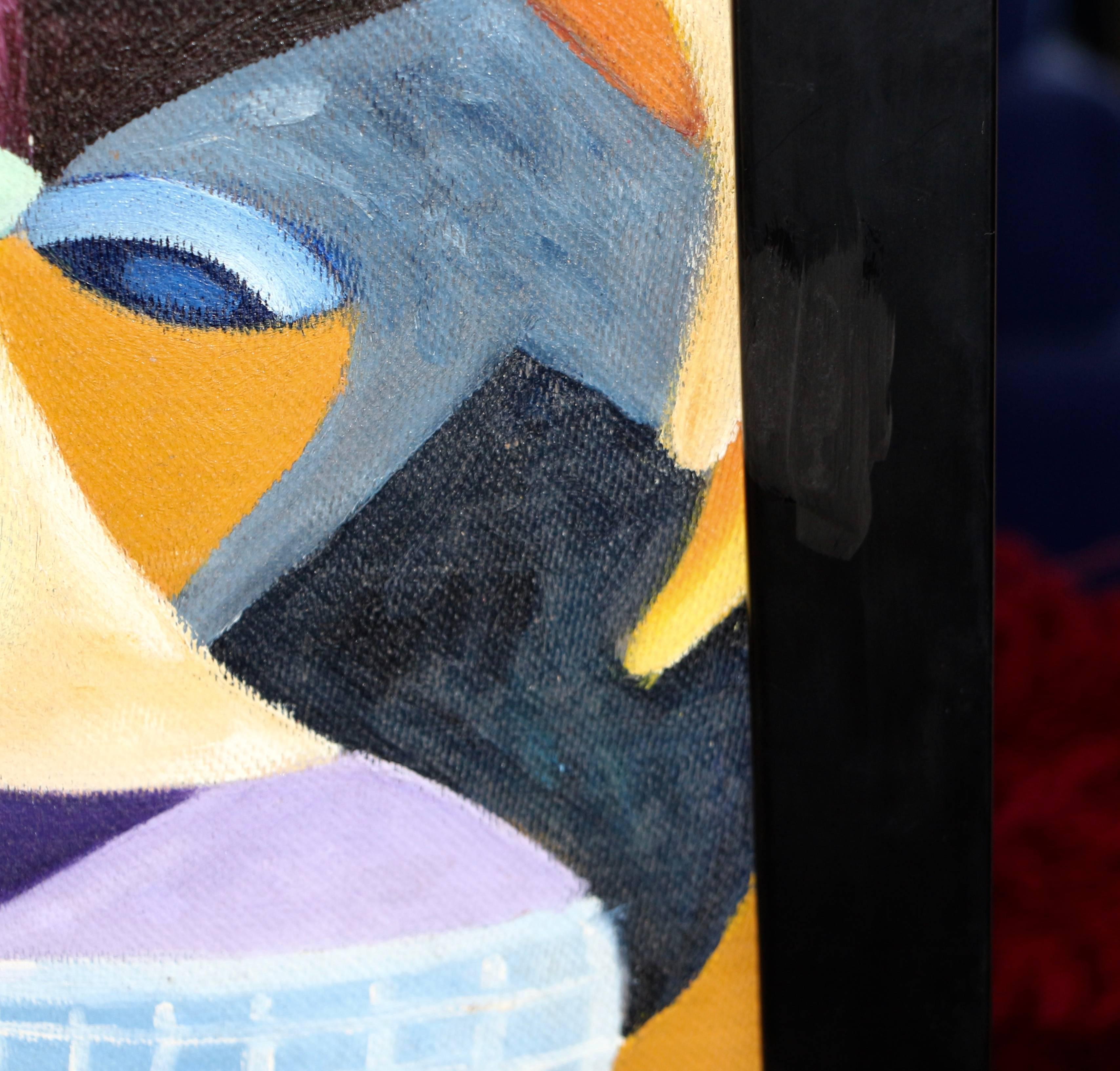 Pittura vivace e colorata firmata Paubak in vendita 8