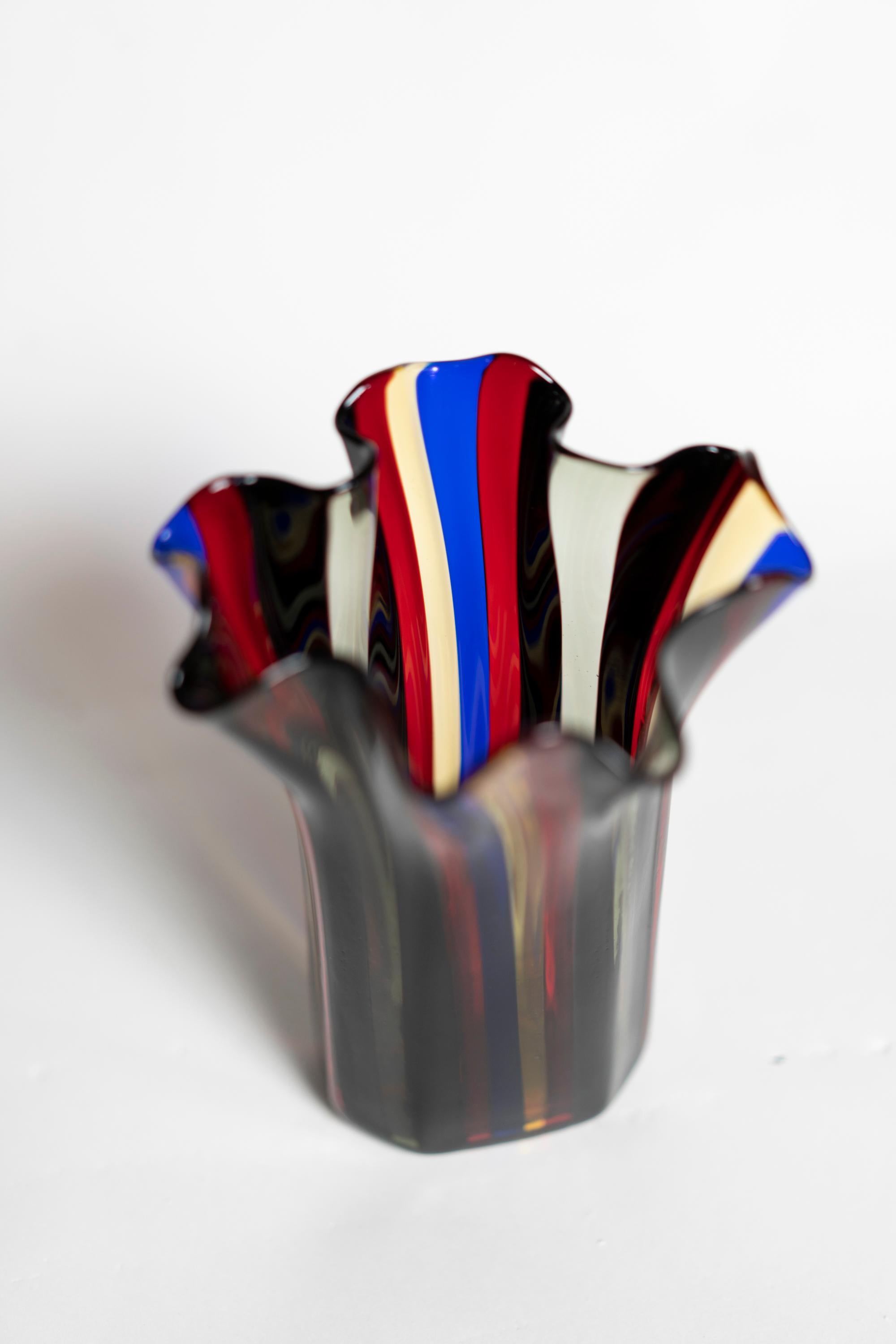 Italian Vibrant Colorfull Glass by Oggetti, Italy For Sale