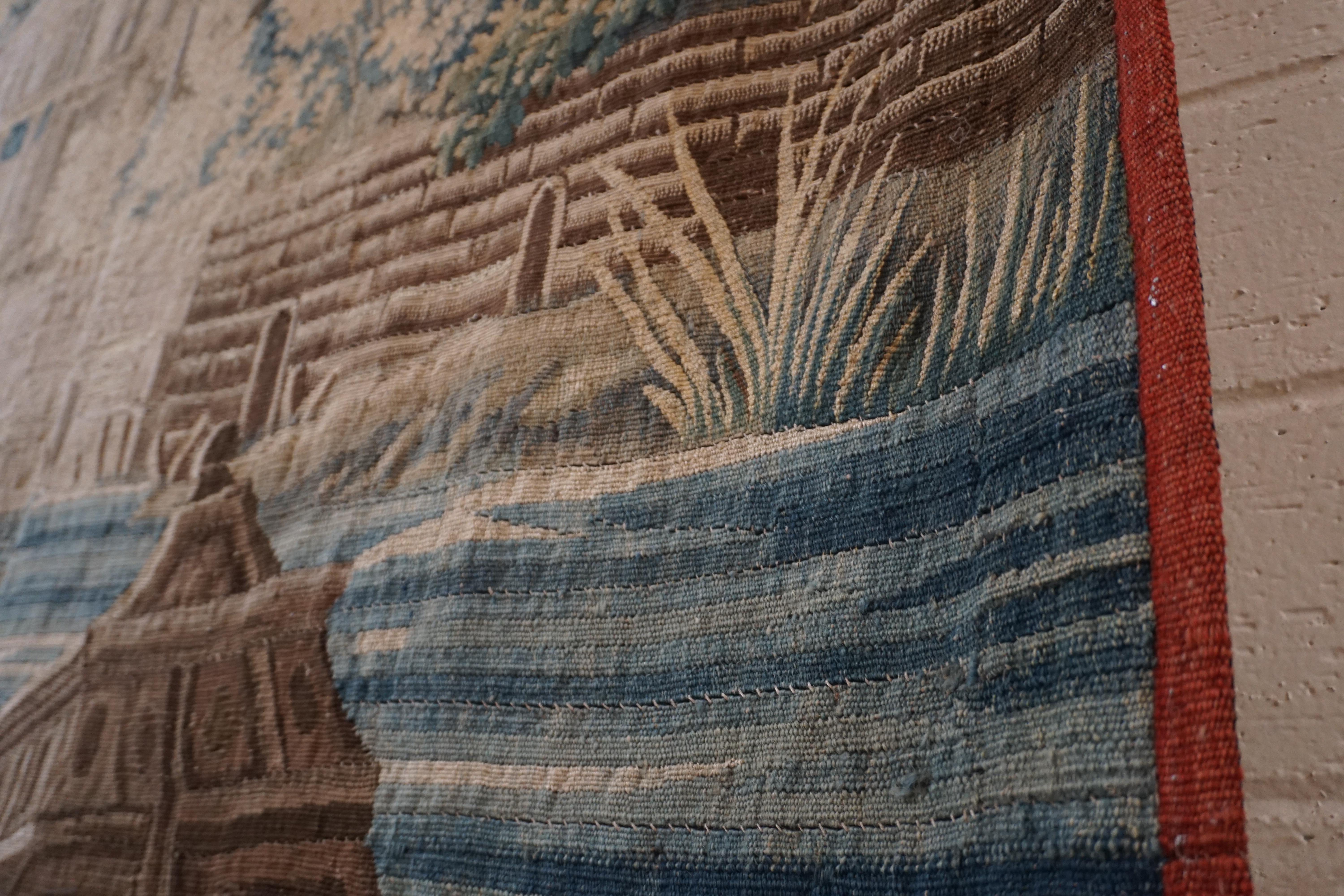 Vibrant Flemish Tapestry, circa 1700 1