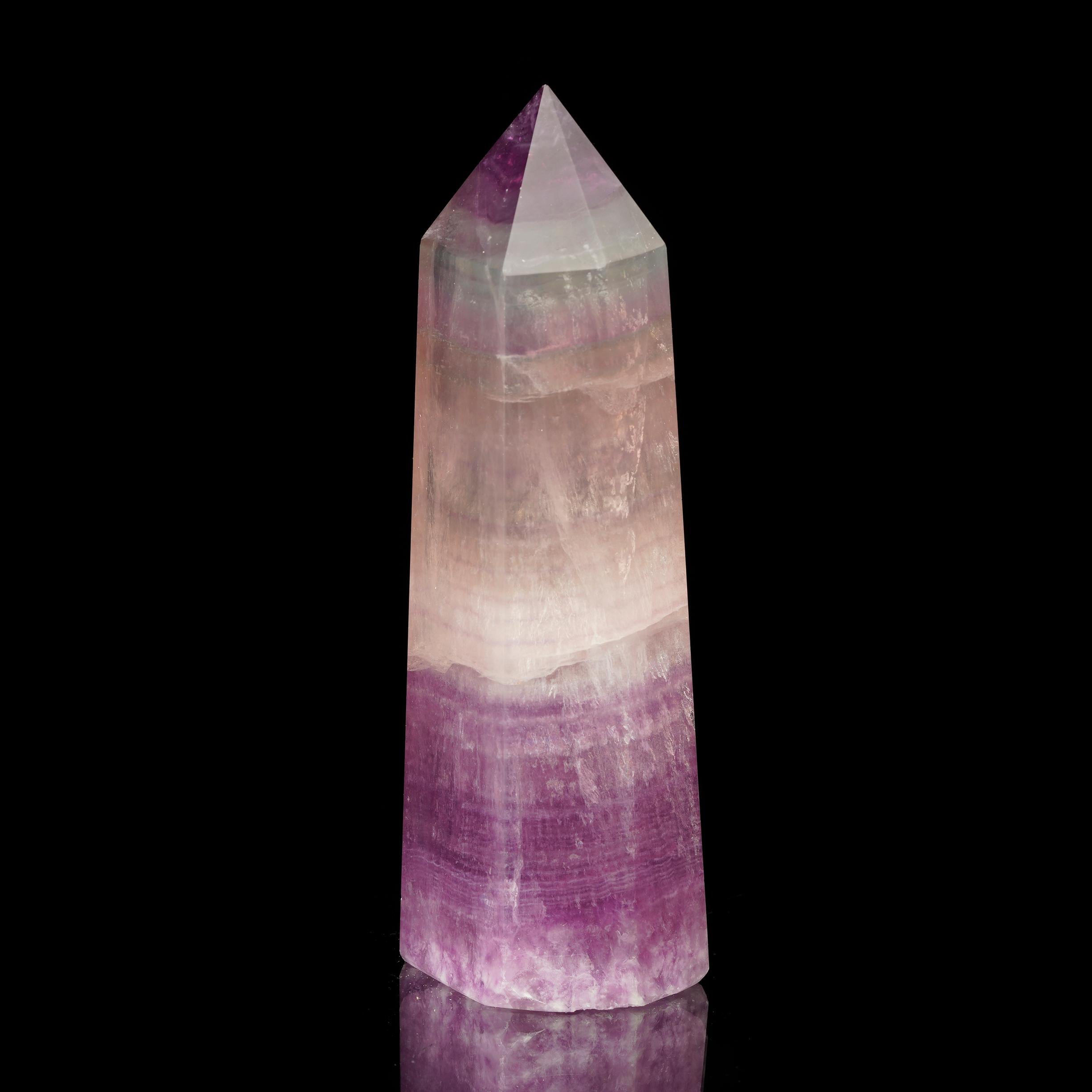 Vibrant Fluorite Obelisk from China In New Condition For Sale In New York, NY