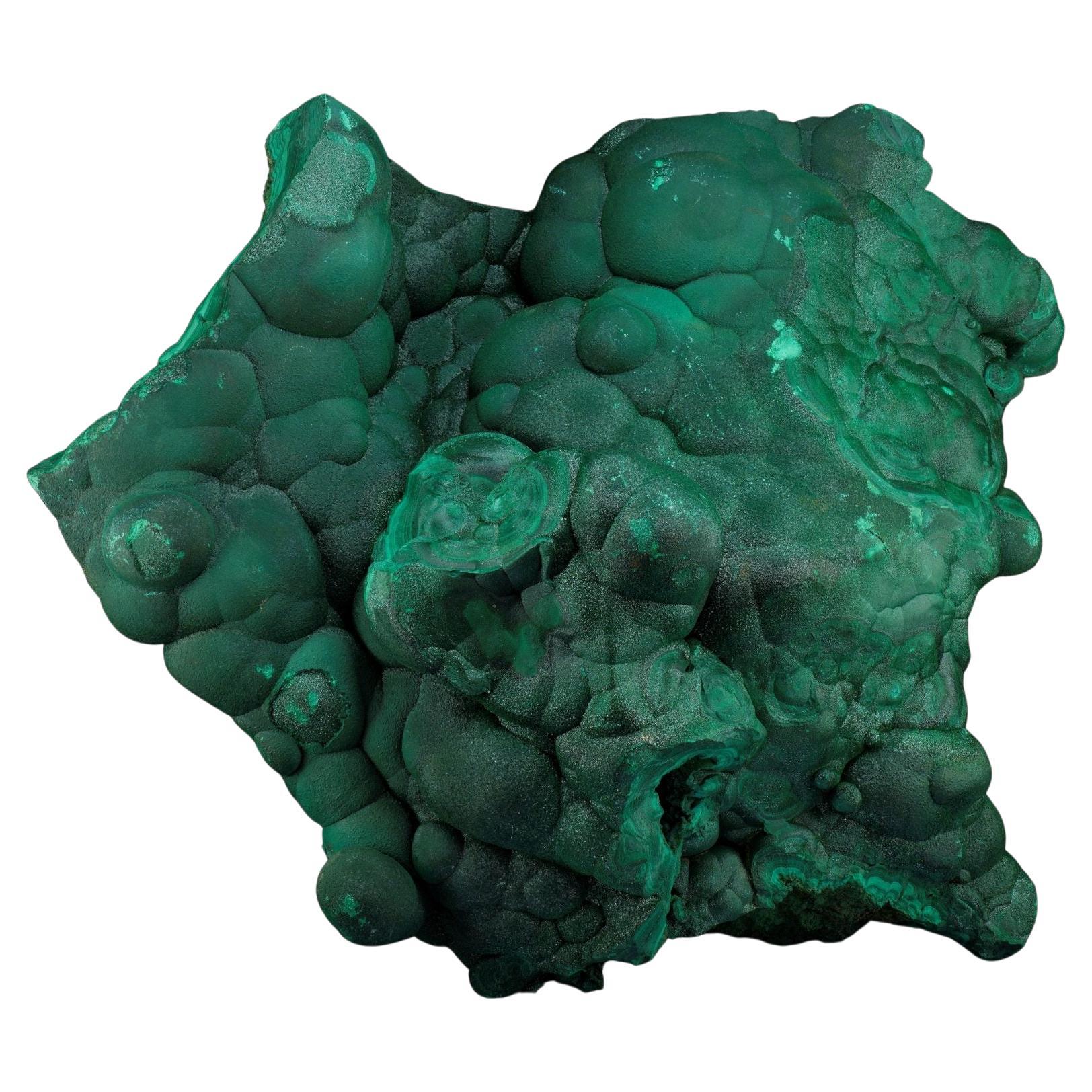Vibrant Green Genuine Malachite Specimen – 35.5lb Natural Sculptural Form