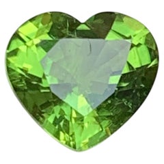 Vibrant Green Natural Tourmaline 2.07 Carat Pear Cut Loose Gemstone for Ring