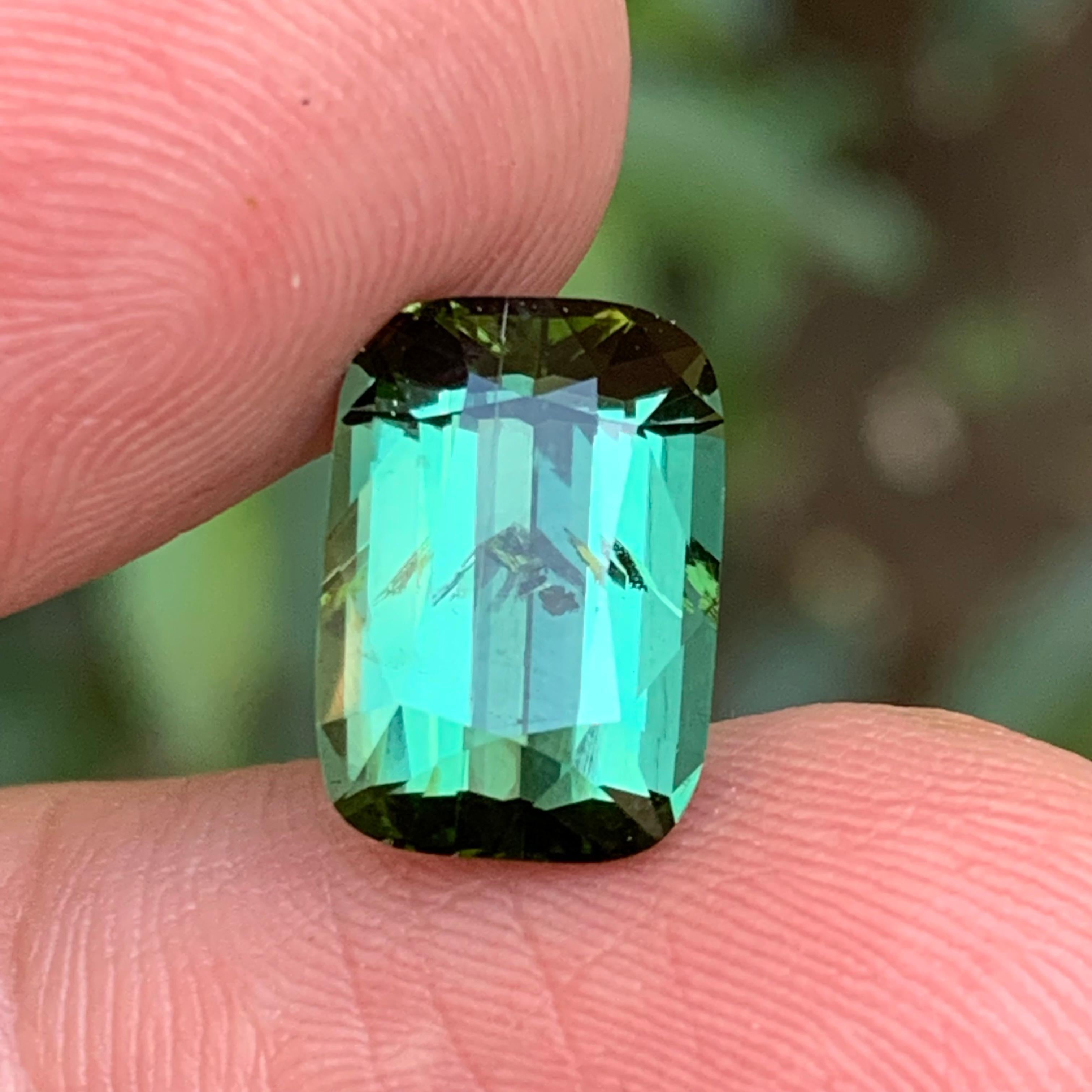 Gemma sfusa di tormalina naturale verde vibrante per collana, ciondolo, bracciale o qualsiasi altro gioiello con taglio a cuscino!!!

💎 TIPO DI GEMMA: Tormalina 
⚖️ PESO: 5,40 Carati
🪚 FORMA E TAGLIO: Taglio a cuscino
📏 DIMENSIONI (MM): 12,48 x