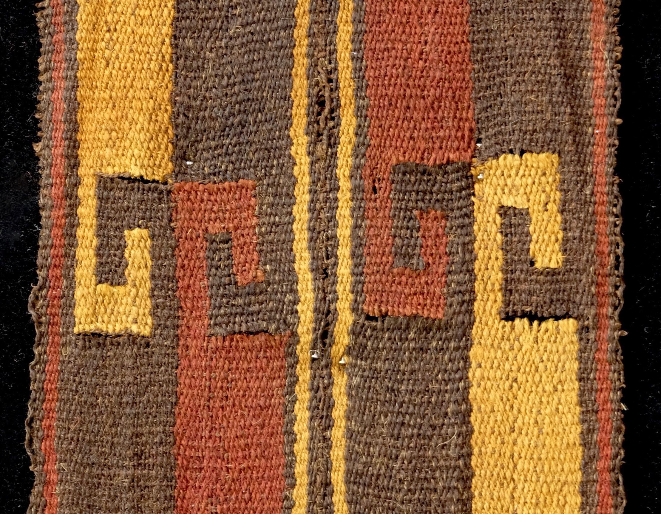 Hand-Woven Vibrant Inca Pre-Columbian Textile Peru Ad Ex Ferdinand Anton, circa 1400-1532