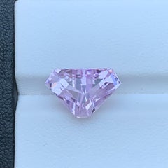 Vibrant Lilac Pink Natural Kunzite Ring Loose Gemstone 5.80 Ct Triangle Cut