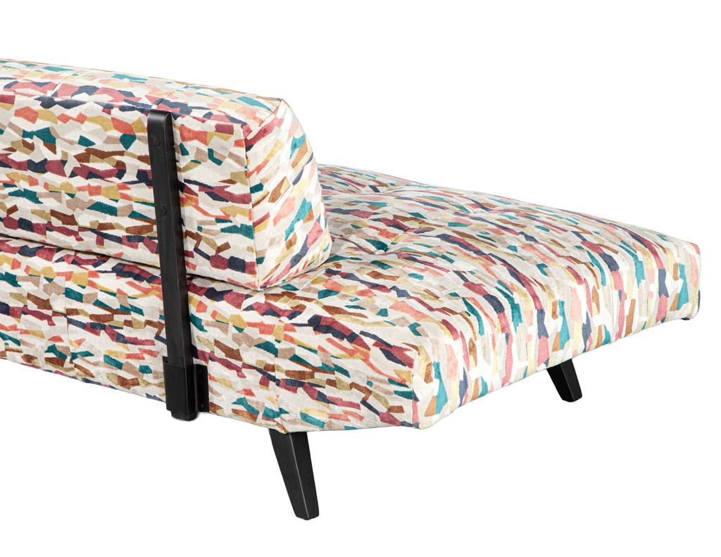 Vibrant Mid-Century Modern Sofa in the Style of Adrian Pearsall For Sale 4