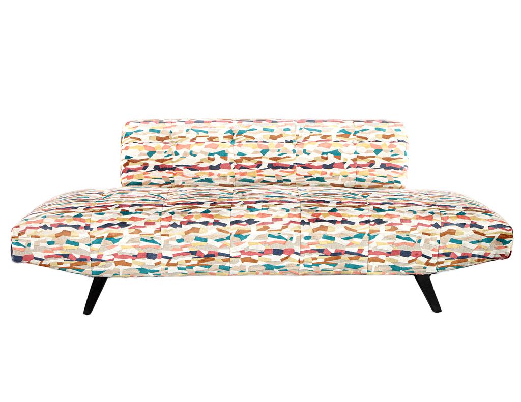 American Vibrant Mid-Century Modern Sofa in the Style of Adrian Pearsall For Sale