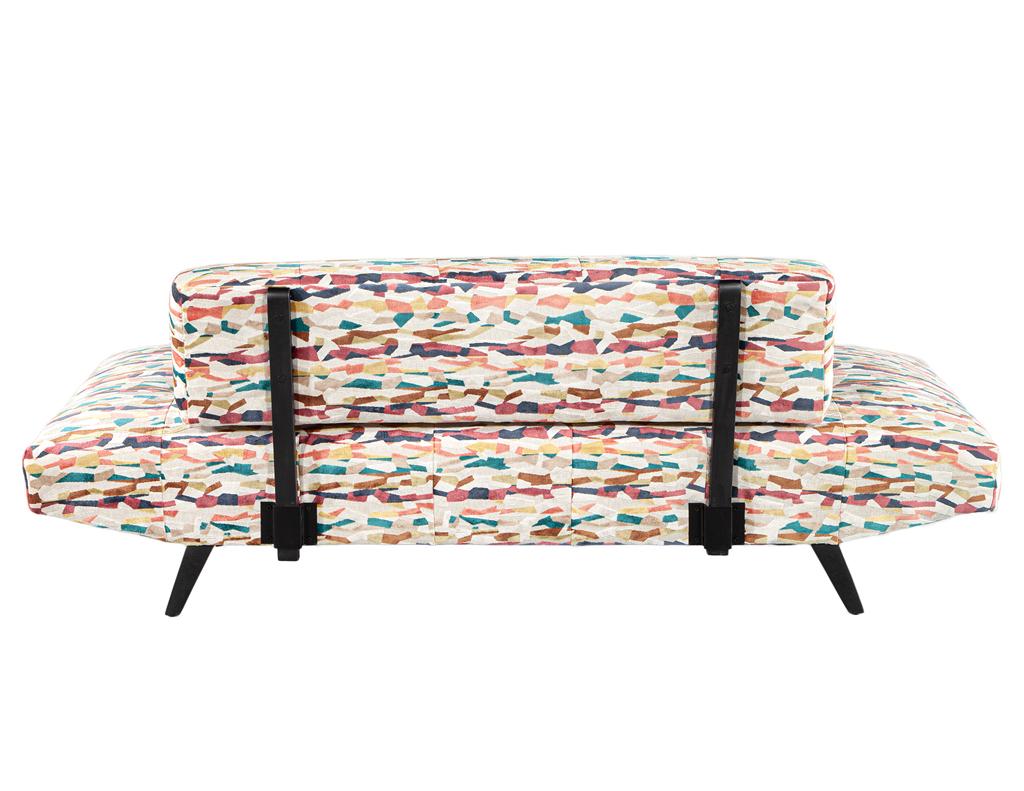 Mid-20th Century Vibrant Mid-Century Modern Sofa in the Style of Adrian Pearsall For Sale