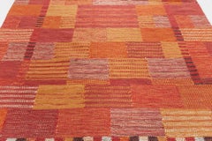 Vibrant Modern Swedish Flat Weave Wool Rug by Doris Leslie Blau