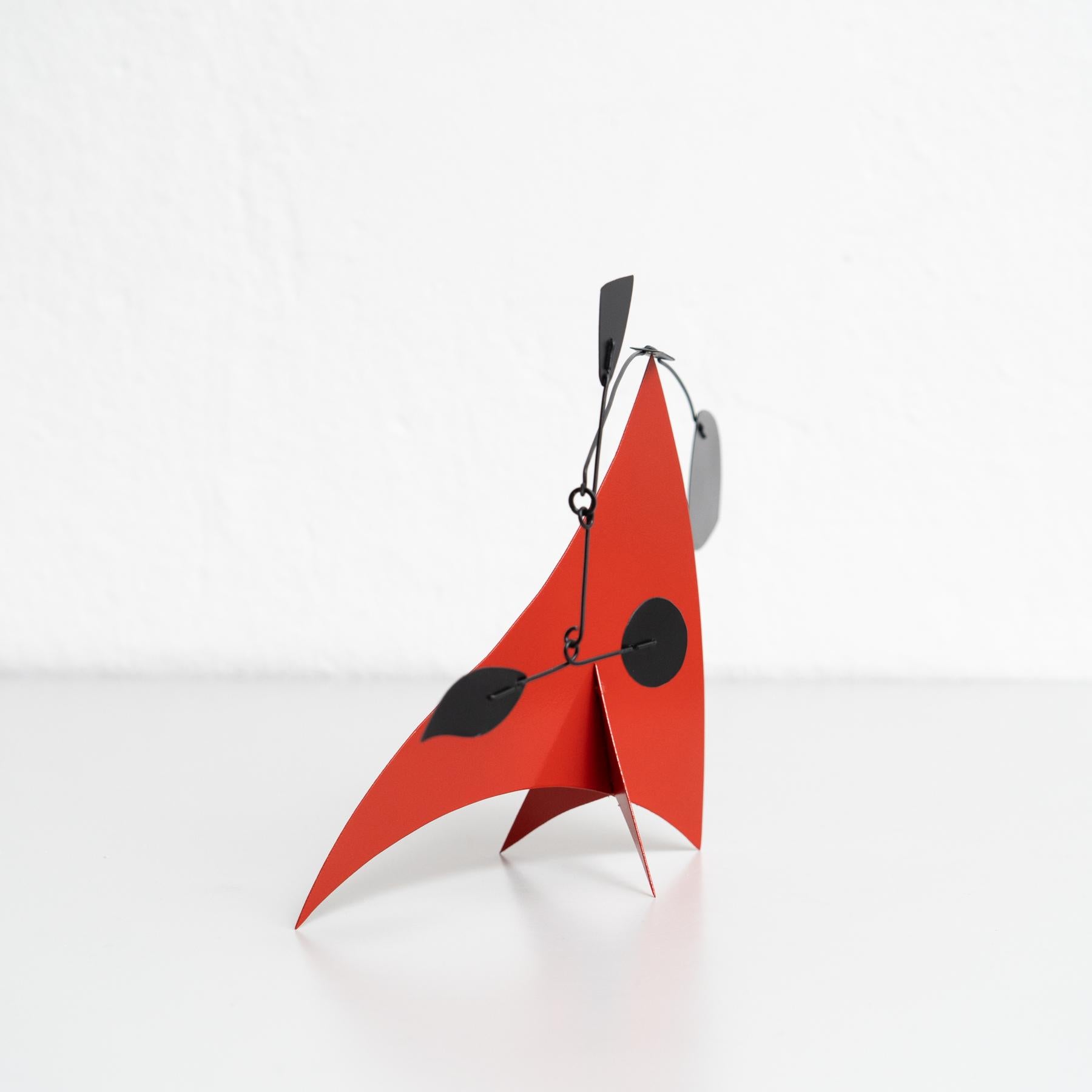 Movimiento Vibrante: Escultura Cinética - Hierro, Pintura, Movimiento Francés en venta