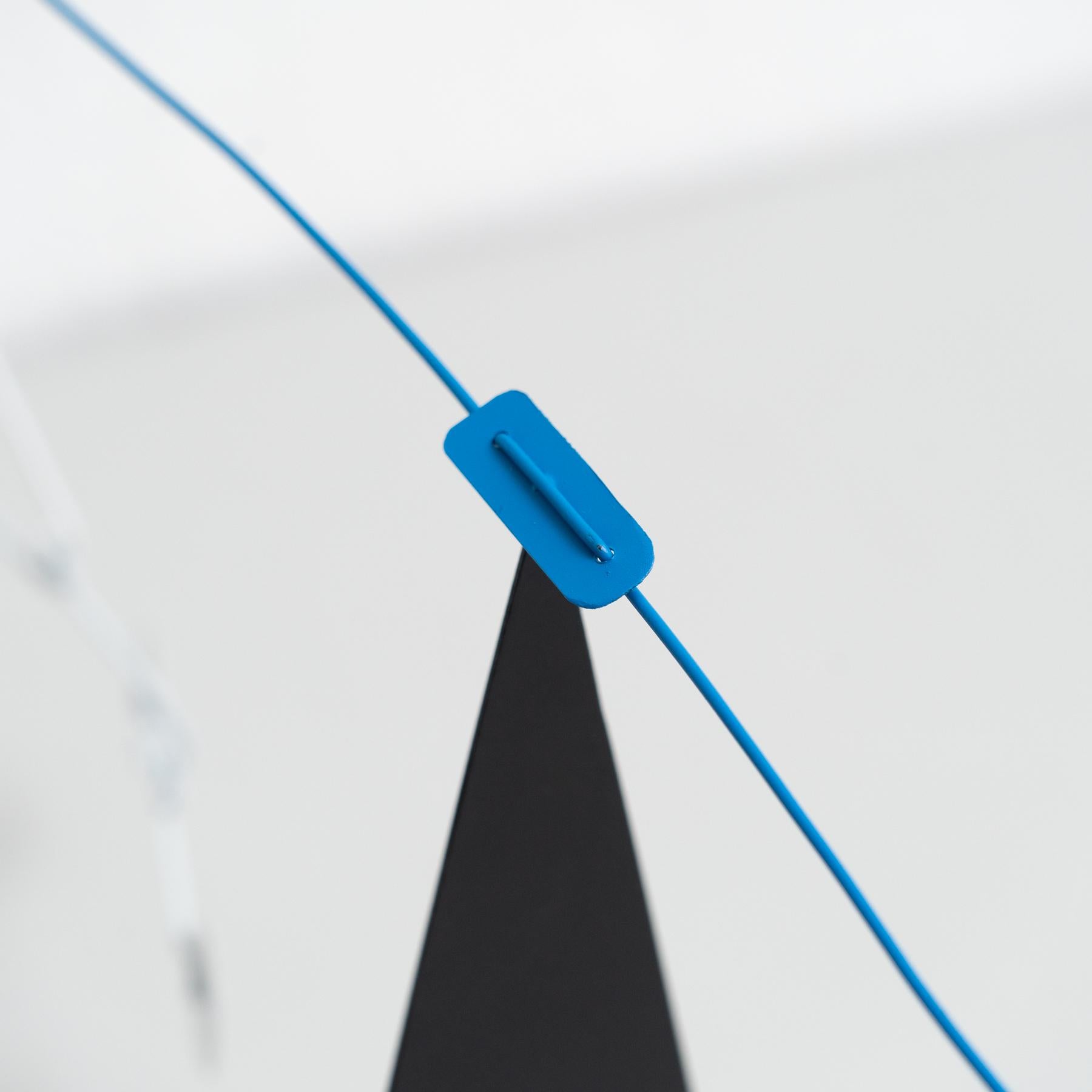 Metal Vibrant Motion: Kinetic Sculpture - Iron, Paint, Movement