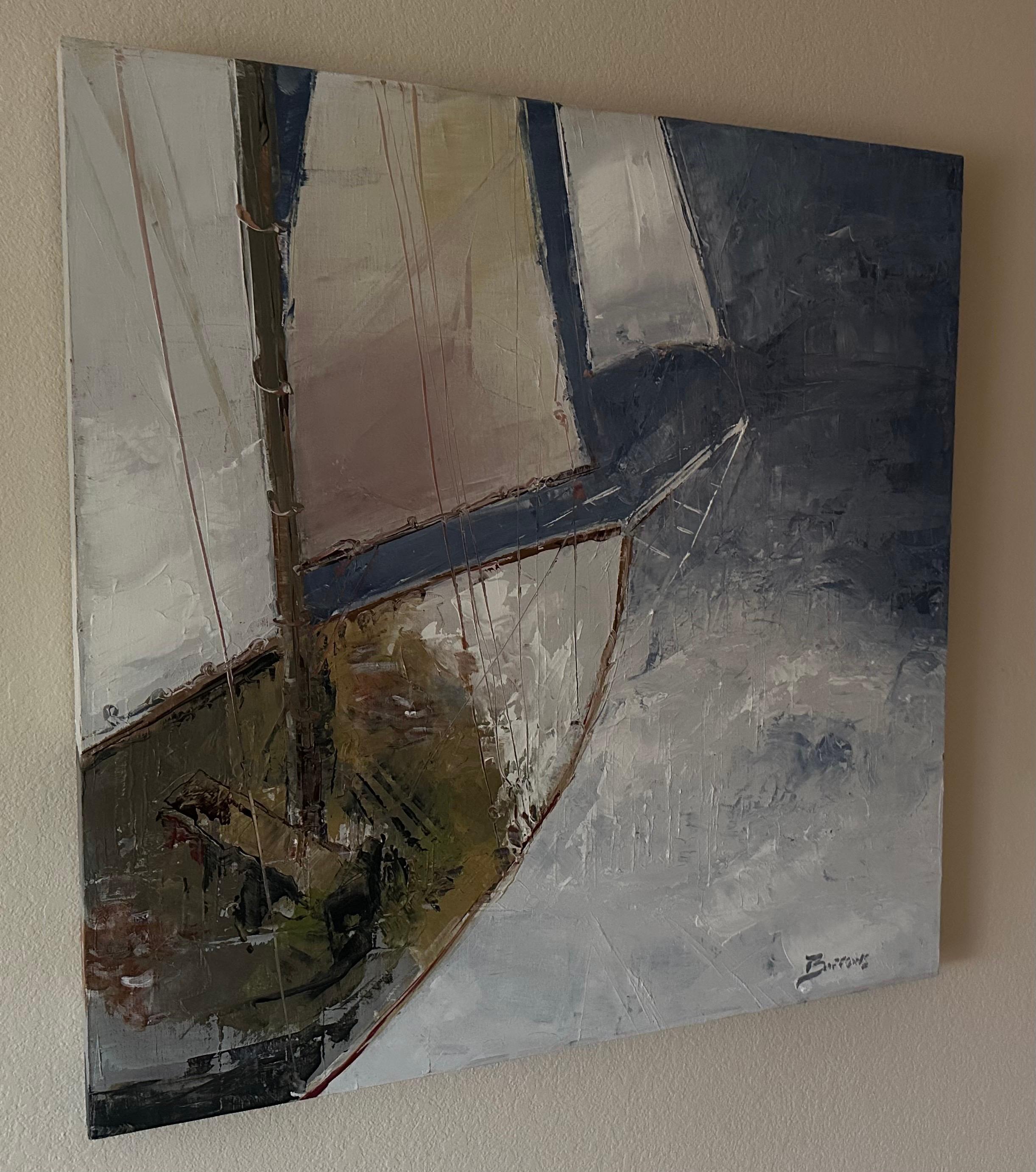 Vibrant Original Oil on Canvas, Titled 