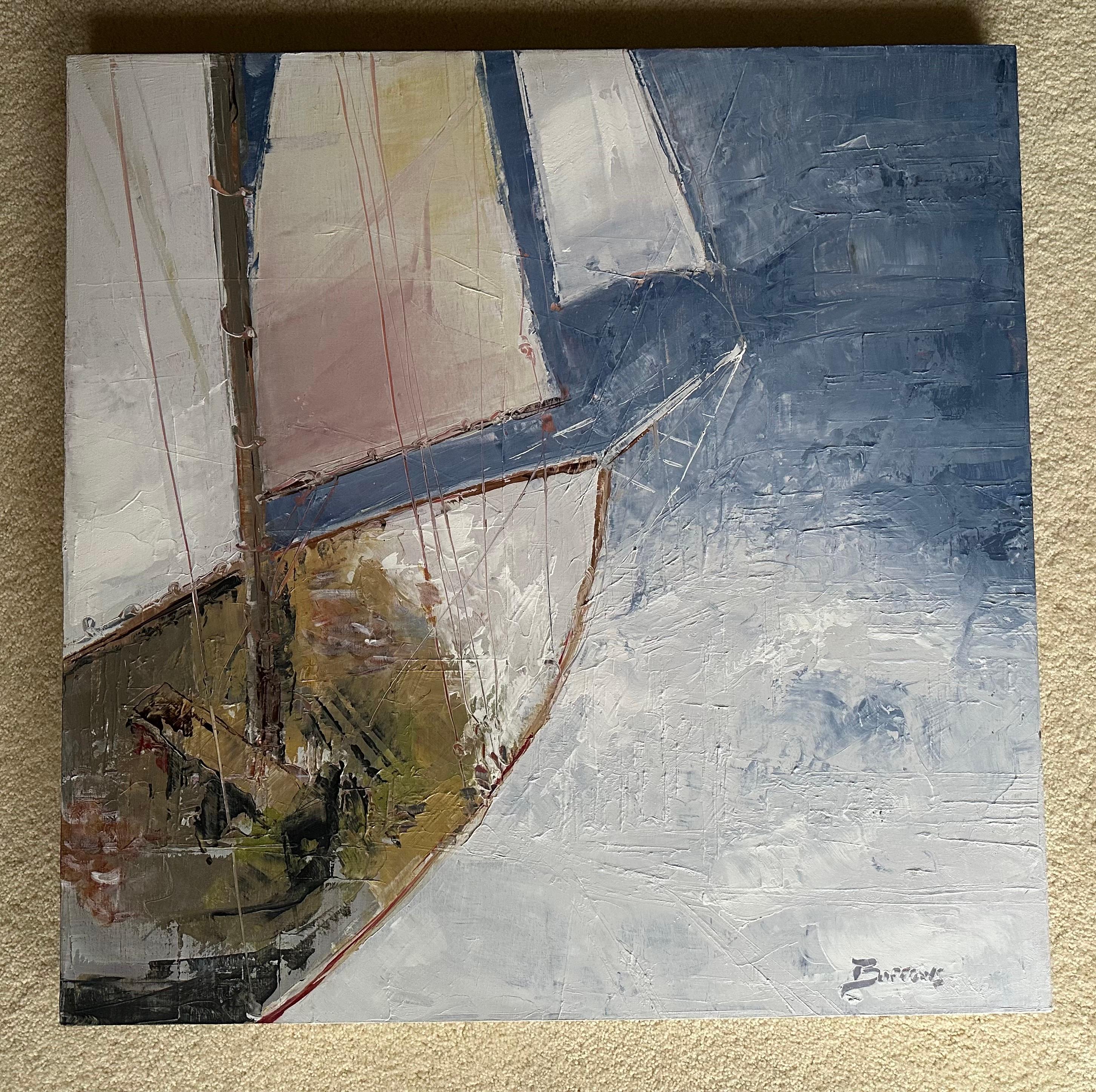 Vibrant Original Oil on Canvas, Titled 