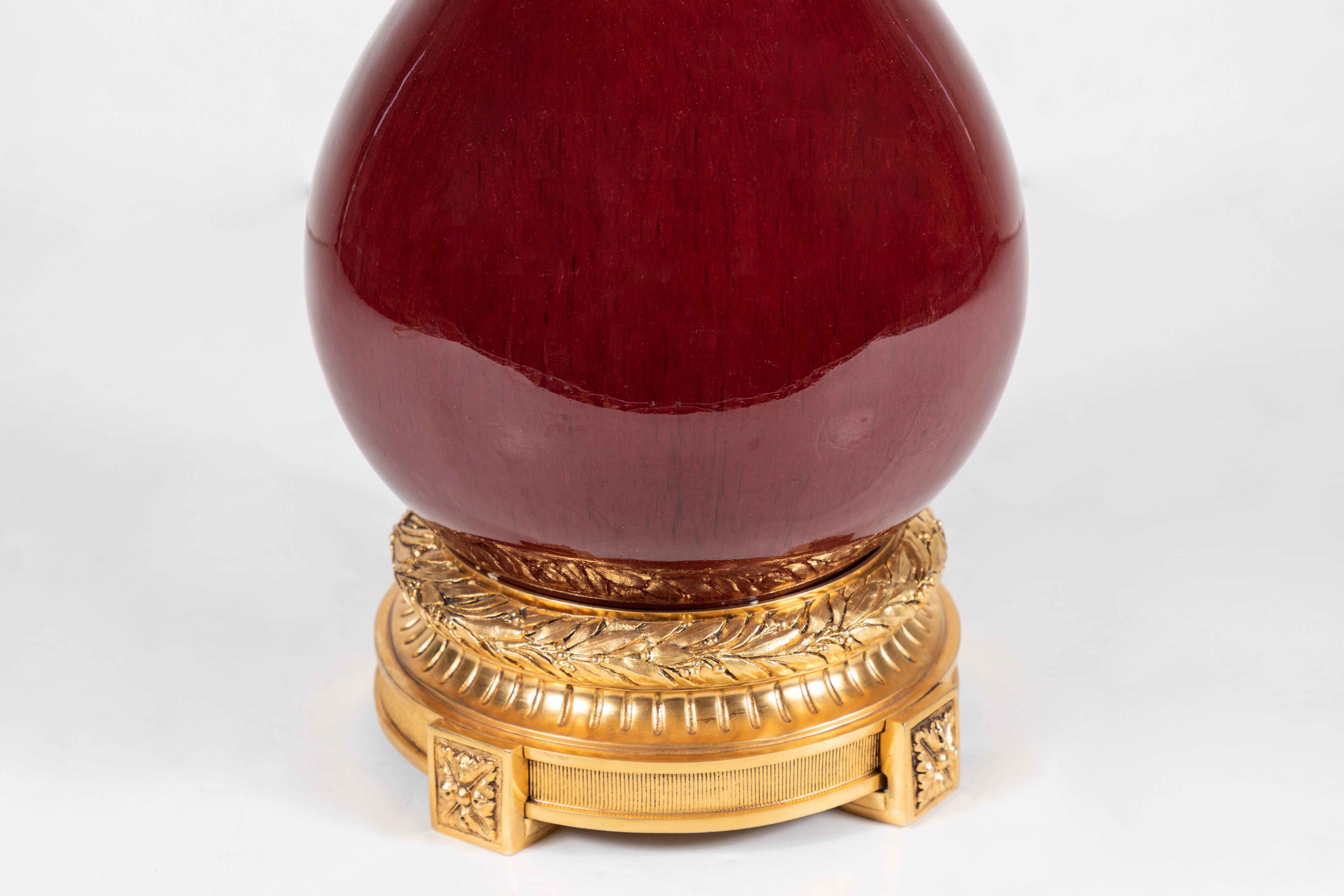 French Vibrant, Period, Oxblood Lamps