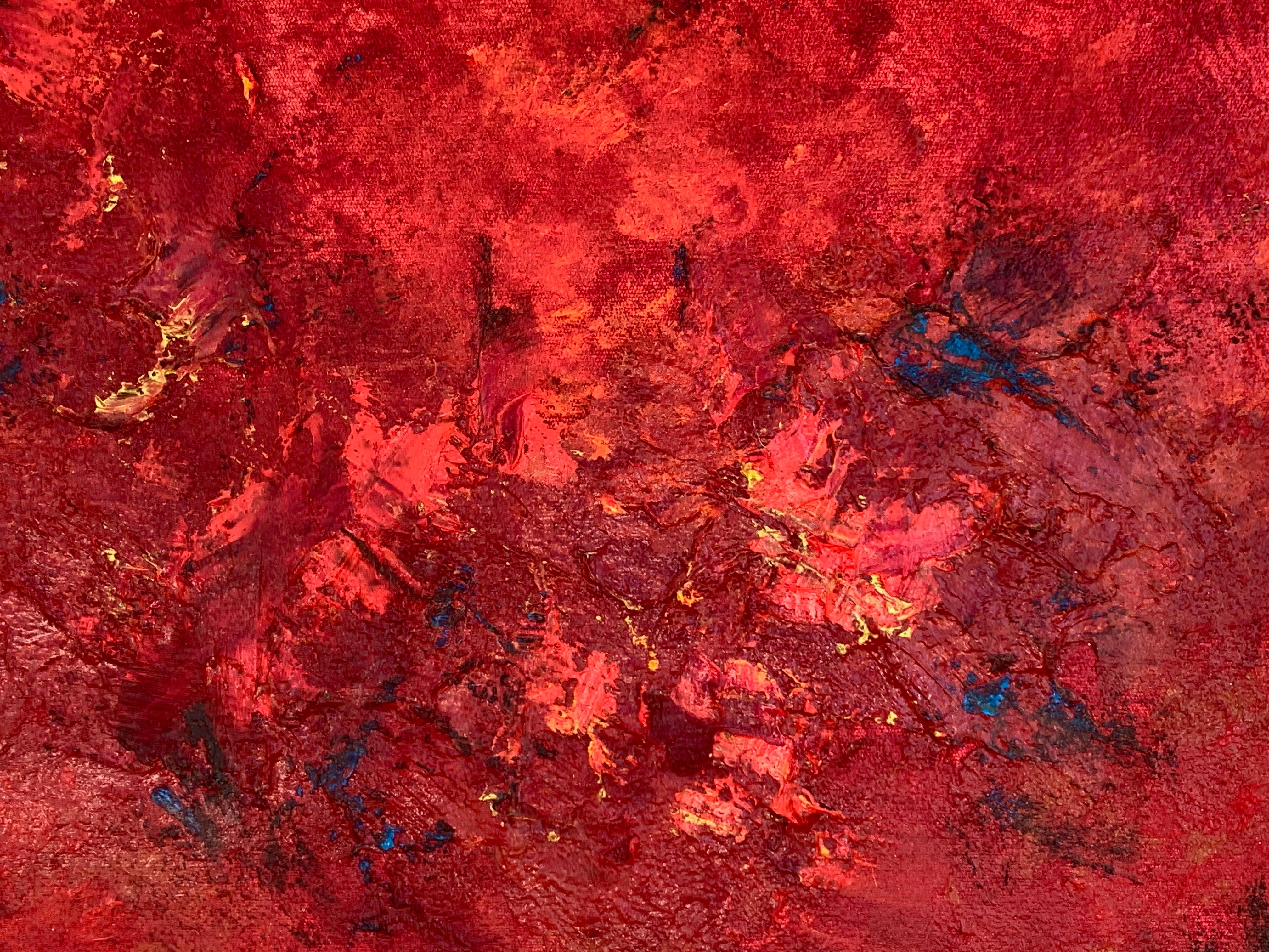 Vibrant Red Abstract 