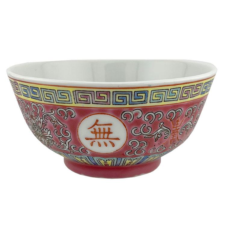 Vajilla Vibrante Vintage China Famille Rose - Set de 6 Chinoiserie en venta
