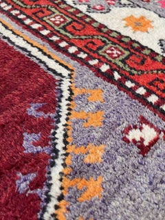 Vibrant Yuntdag Turkish Rug, Cloudband • Handmade Anatolian Village Rug (6x9)