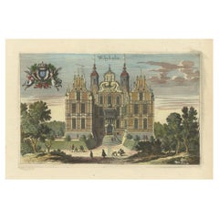 Castle in Sweden : une pierre précieuse baroque de la collection de Dahlbergh, vers 1675