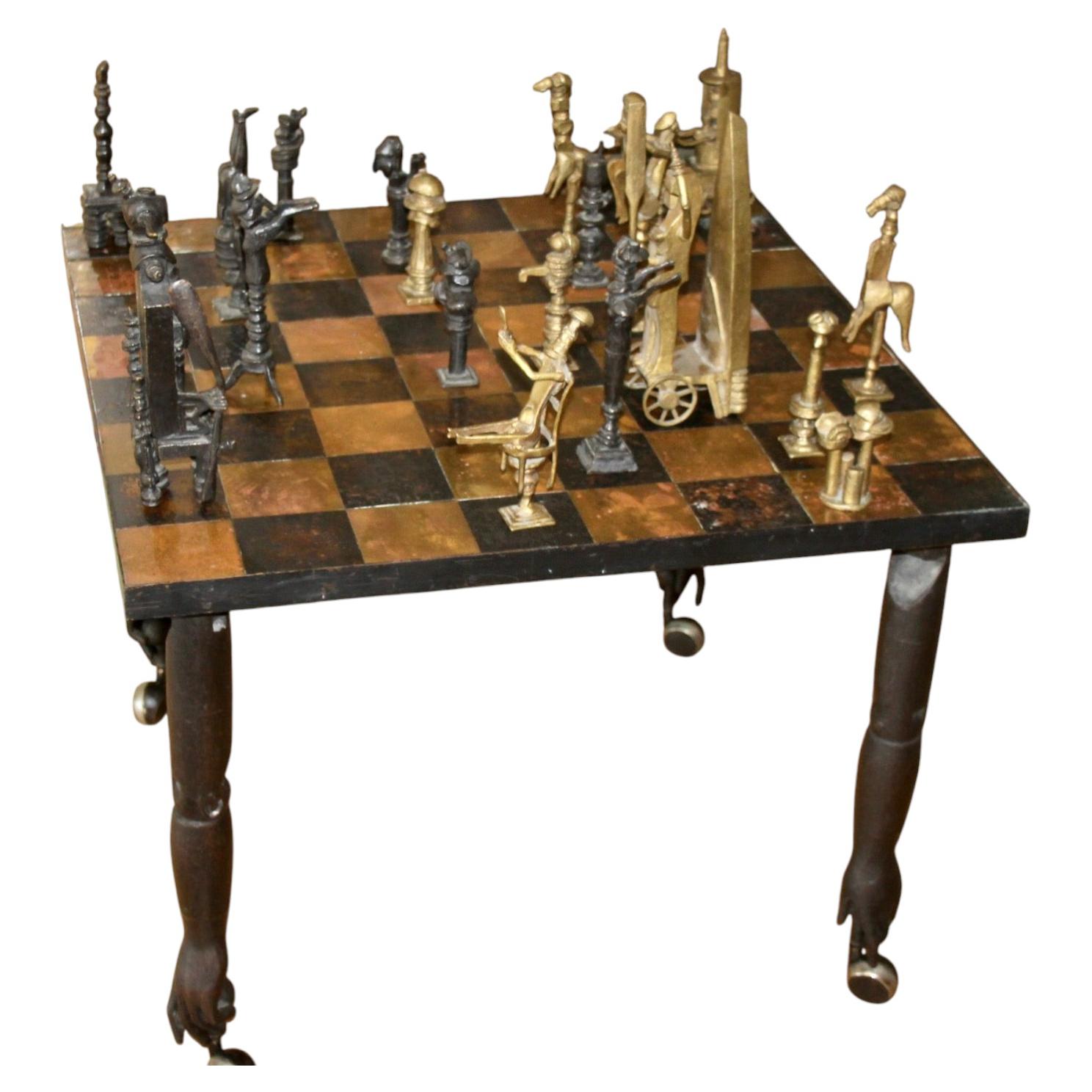 Vic Gentils (1919–1997), "Jeu d'échec" (Chess Set), 1966–67, a playable set