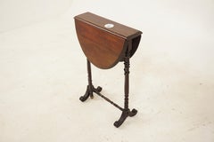 Vic. Petite table à abattants en noyer, Gateleg, Sutherland, Écosse 1880, H801