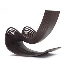 Vic Rocking Chair by Piegatto, a Sculptural Contemporary Rocker