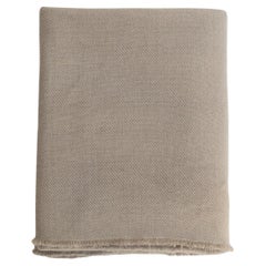 Vica Cashmere Throw Grigio Chiaro