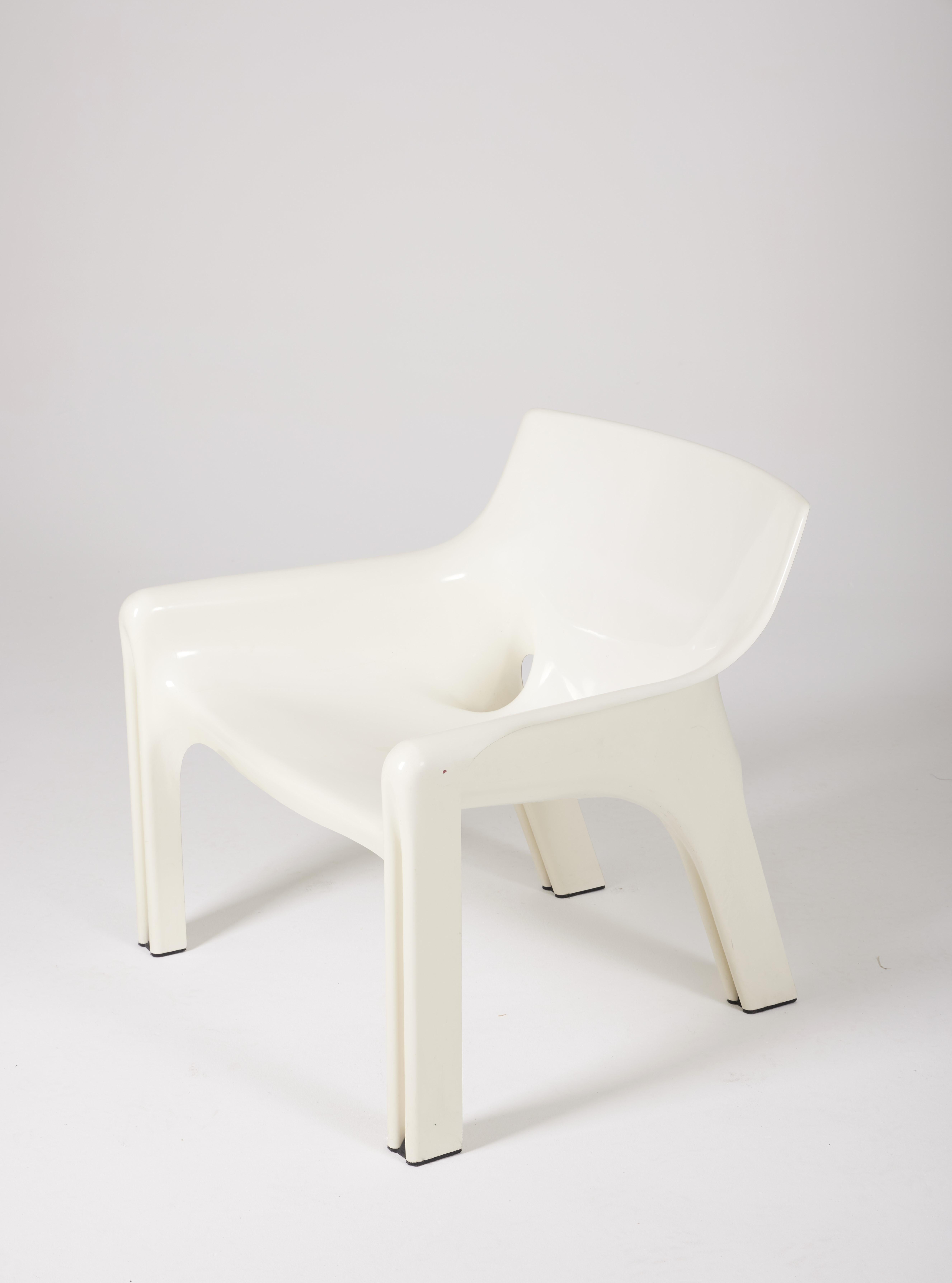 Italian Vicario Chair Set by Vico Magistretti for Artemide, 1972