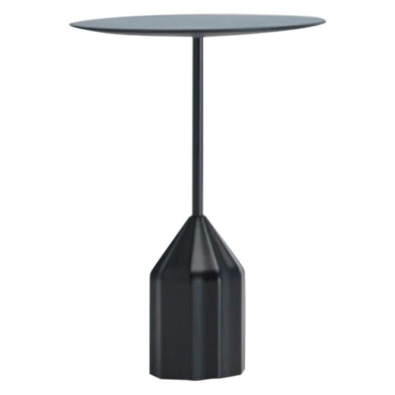 Viccarbe Burin Mini Side Table by Patricia Urquiola  H 21.6 inches- BLACK For Sale