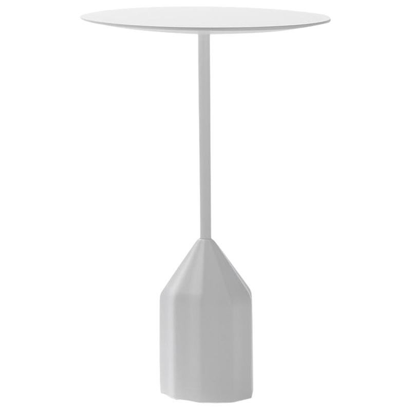 Viccarbe Burin Mini Side Table by Patricia Urquiola  / White Finish For Sale