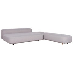 Viccarbe Common by Naoto Fukasawa Gray Corner Sofa Fabric