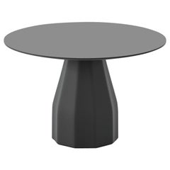 Viccarbe Dining Burin Table, Black Finish by Patricia Urquiola