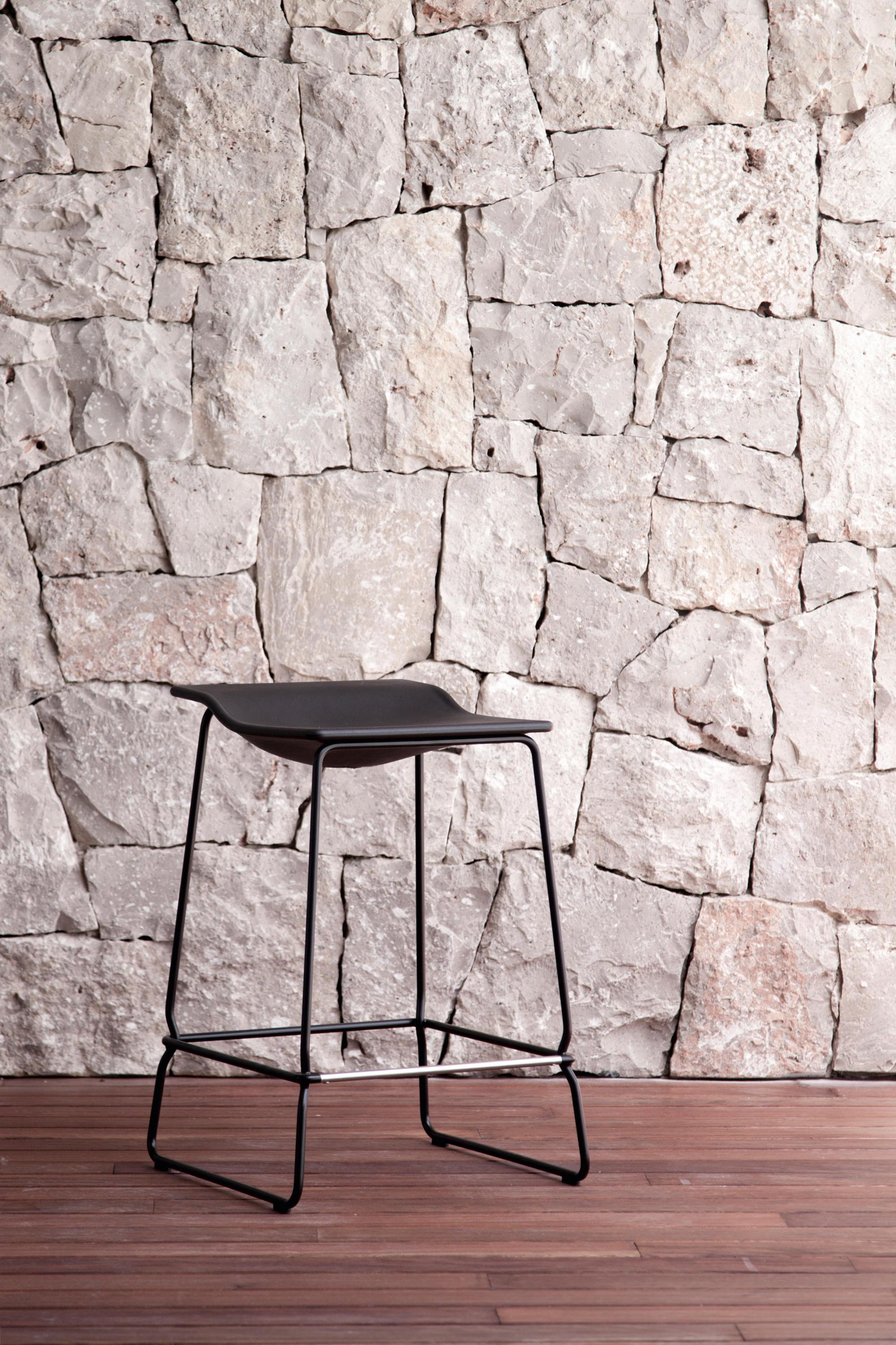Spanish Viccarbe Last Minute High Stool by Patricia Urquiola, White For Sale