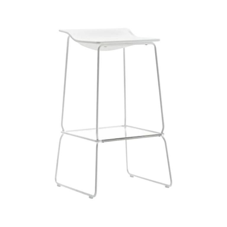 Viccarbe Last Minute High Stool by Patricia Urquiola, White For Sale