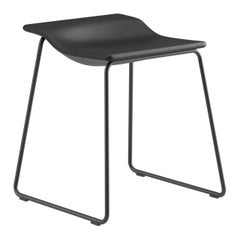 Viccarbe Last Minute Low Stool by Patricia Urquiola, Black