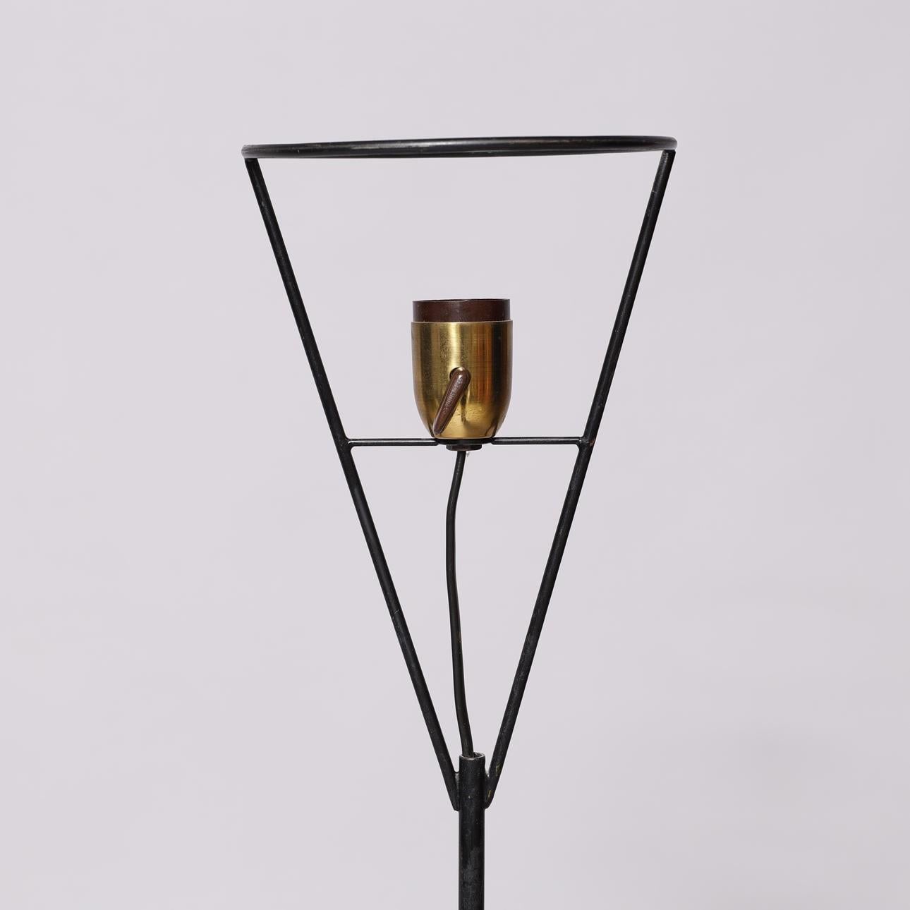 Metal Vice Versa floor lamp by Carl Auböck