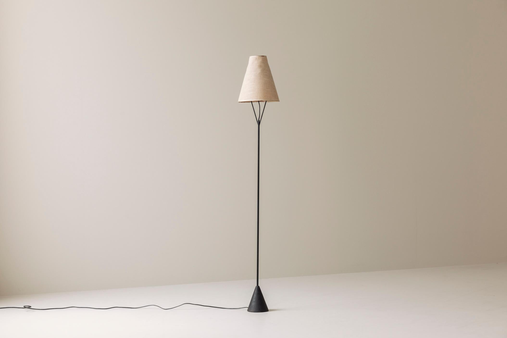 Lampadaire 'Vice Versa' de Carl Auböck produit par ASEA en Suède, années 1950. en vente 4