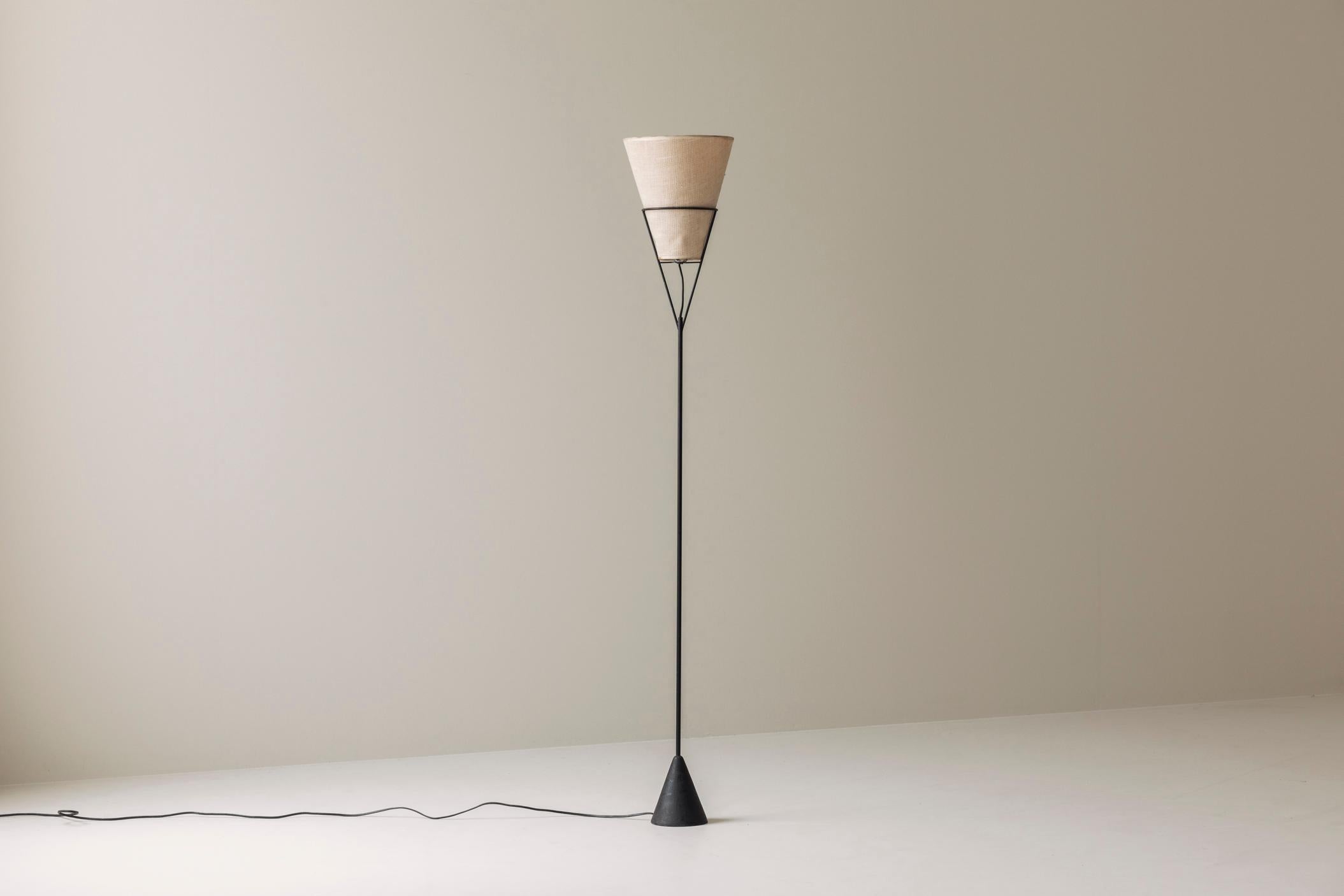 Suédois Lampadaire 'Vice Versa' de Carl Auböck produit par ASEA en Suède, années 1950. en vente