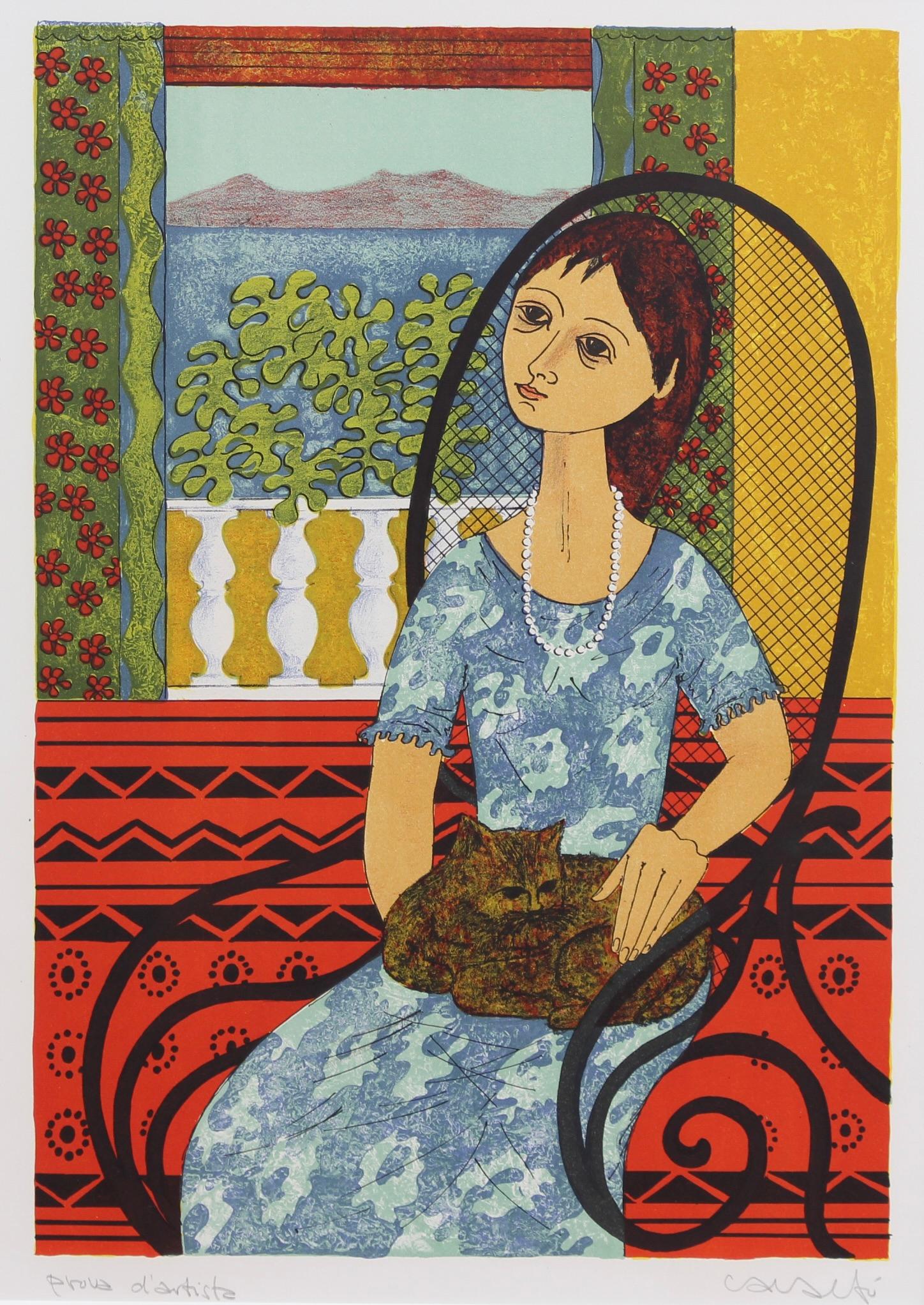 Melancholic Muses III - Print by Vicenç Caraltó