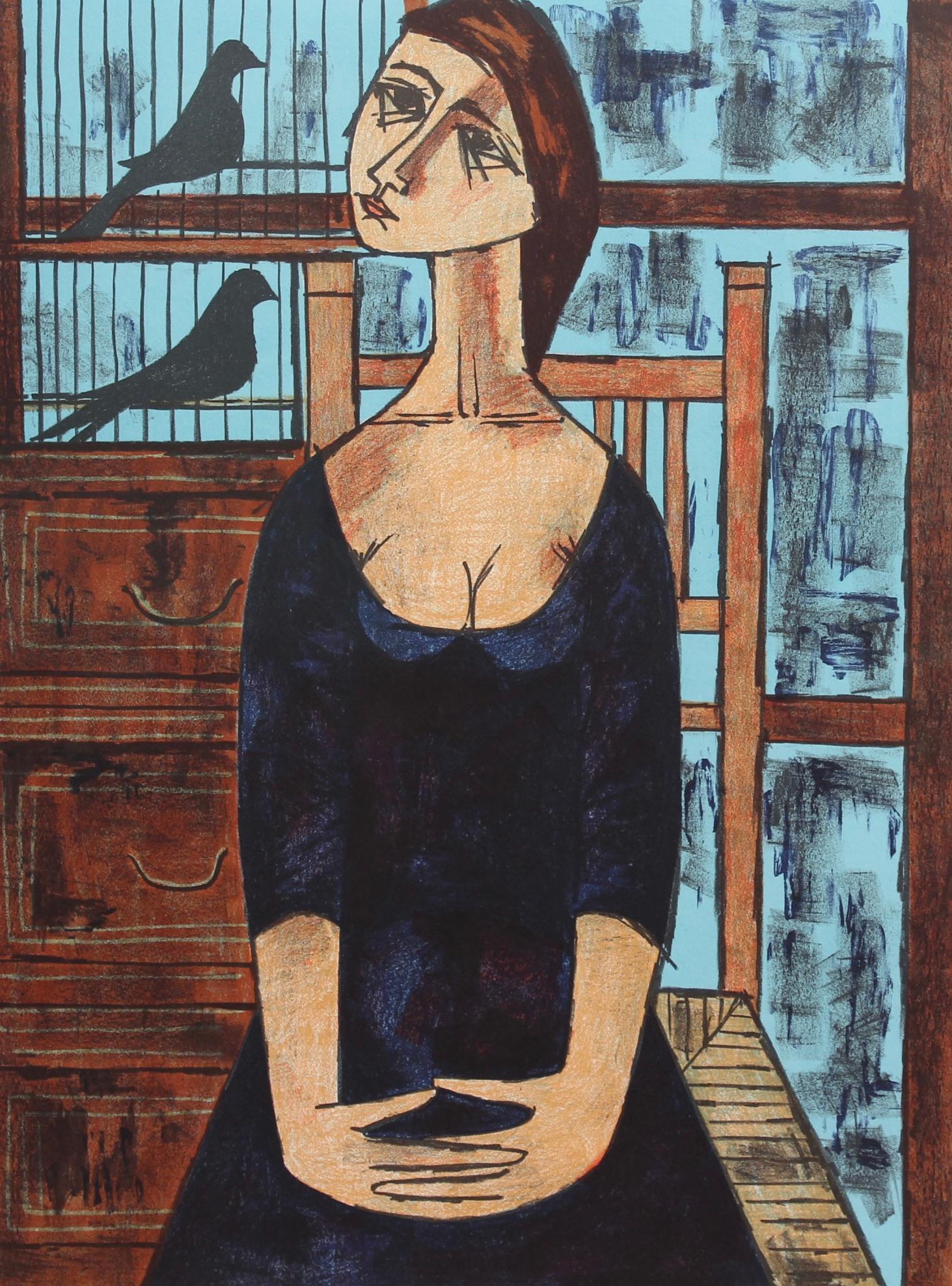Melancholic Muses VI - Modern Print by Vicenç Caraltó