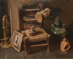 El rincón de los recuerdos - Óleo sobre tela - Firmado y enmarcado - 1978