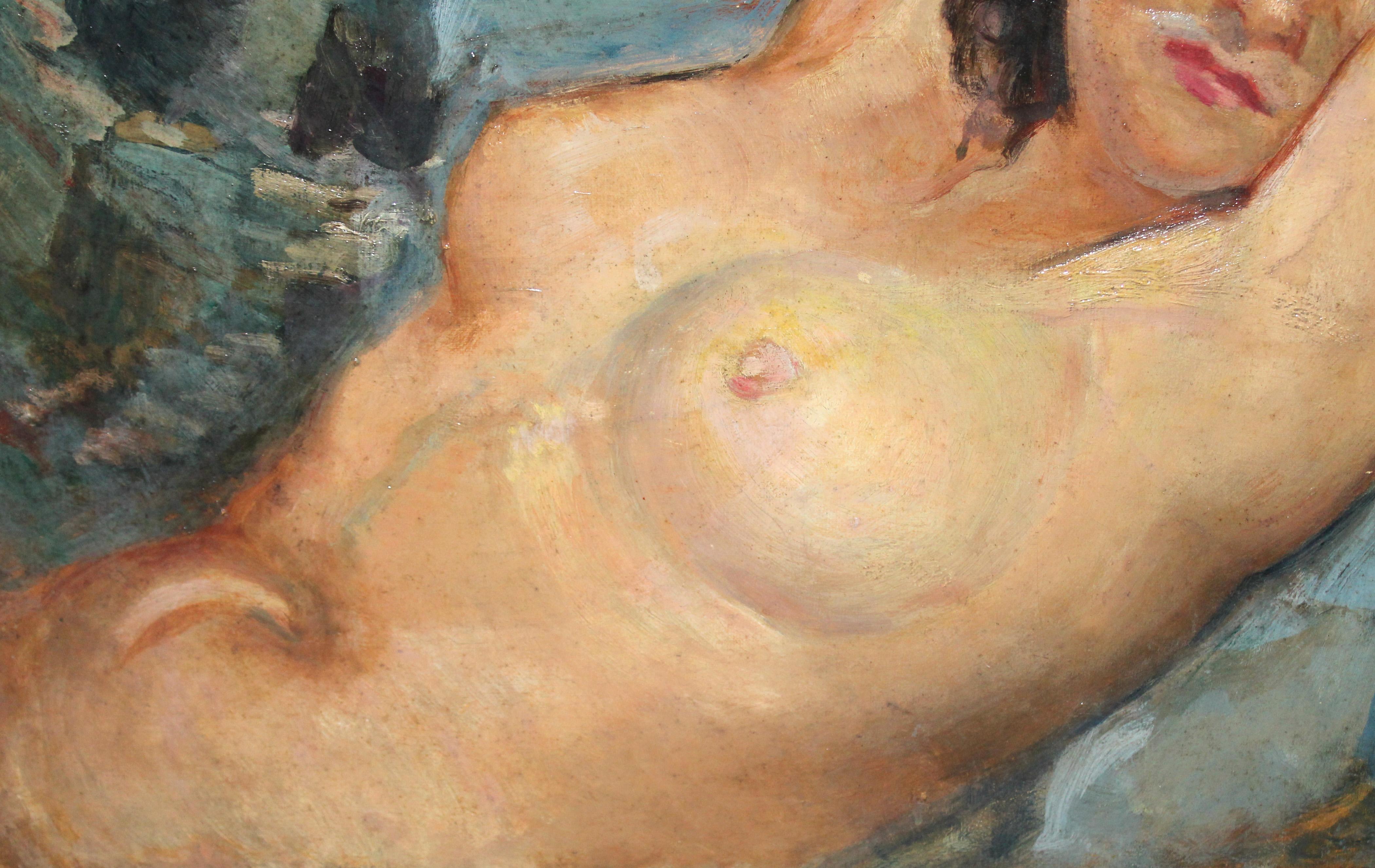 Firmado por el autor en la parte trasera y fechado del año 1938

El estado de la obra es aceptable

Se presenta sin enmarcar la pintura

Medidas obra: 50 cm de altura x 61 cm. altura

Ver biografía en una de las fotografías adjuntas