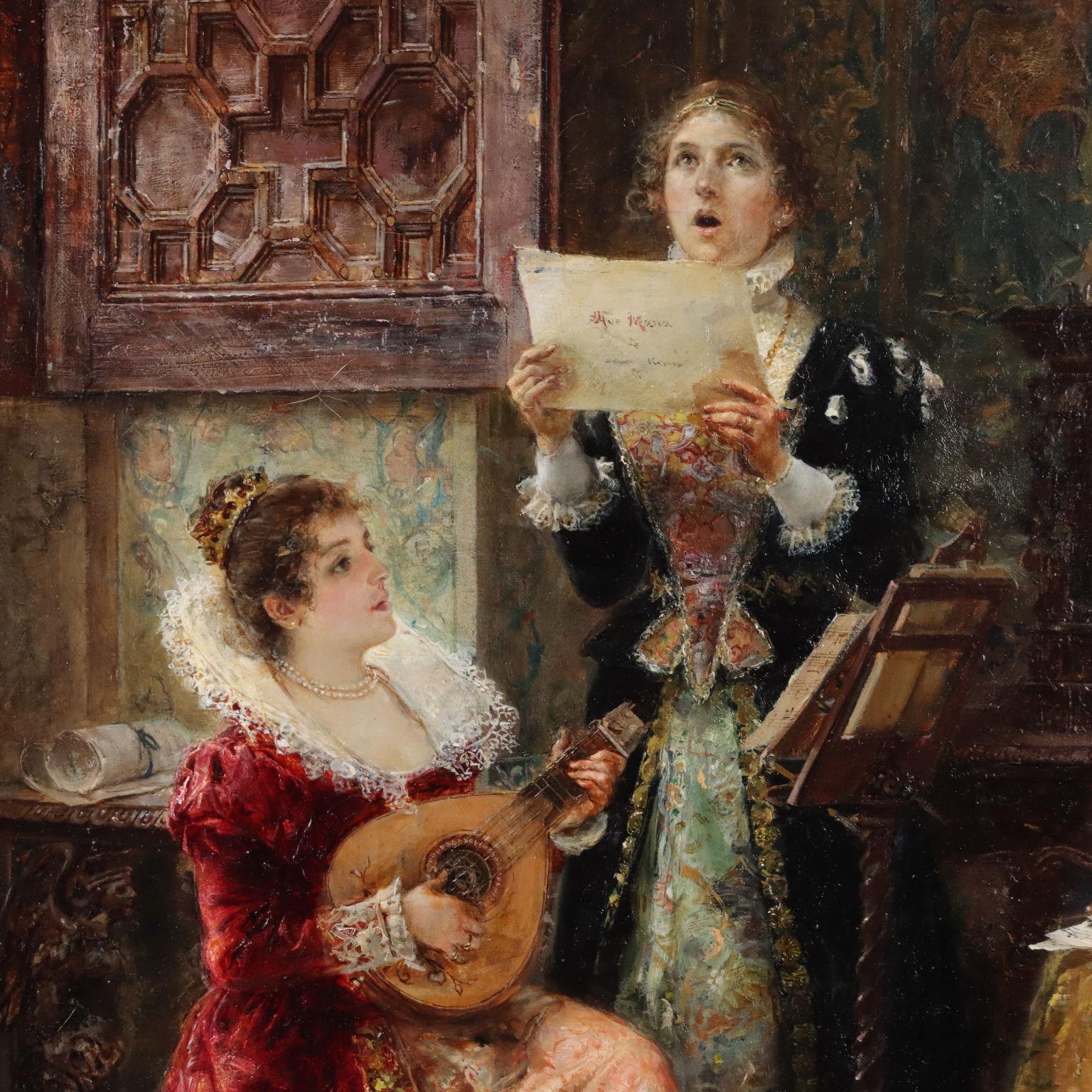 Il Concertino XIX secolo - Other Art Style Painting by Vicente March