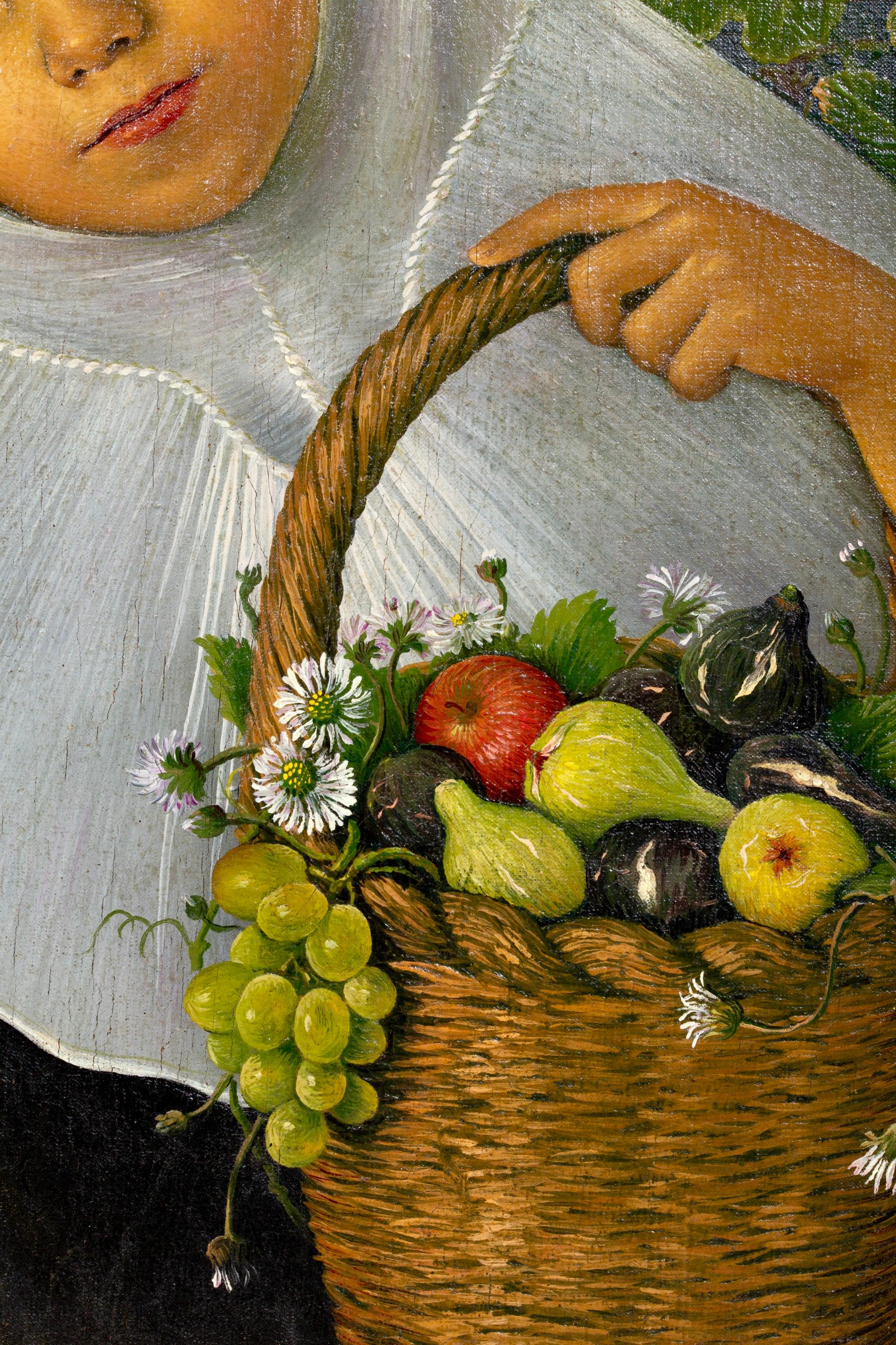 Recogiendo frutas y flores' de Vicente Mulet y Claver (1897 - Valencia - 1945) en venta 4