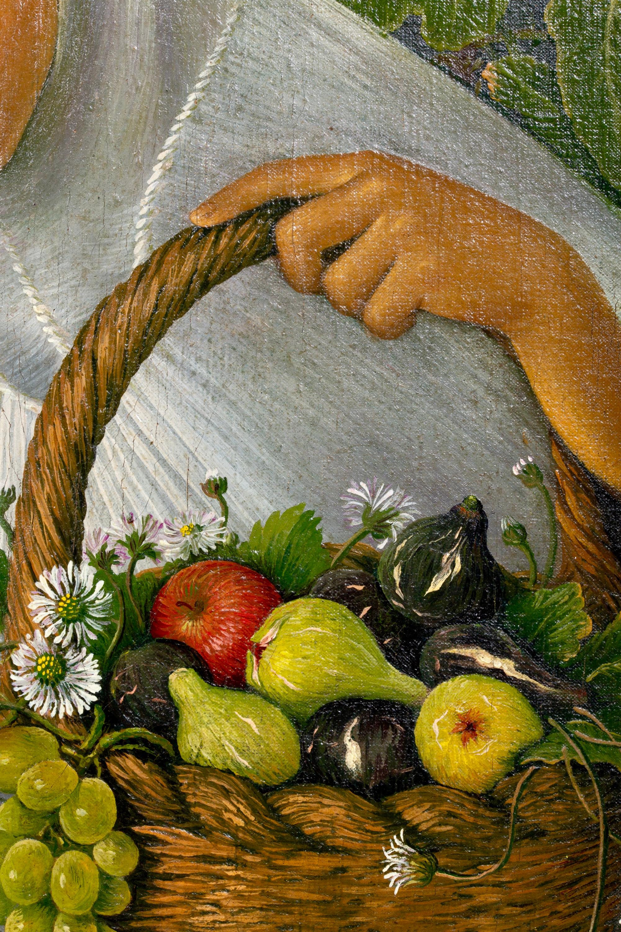 Recogiendo frutas y flores' de Vicente Mulet y Claver (1897 - Valencia - 1945) en venta 6